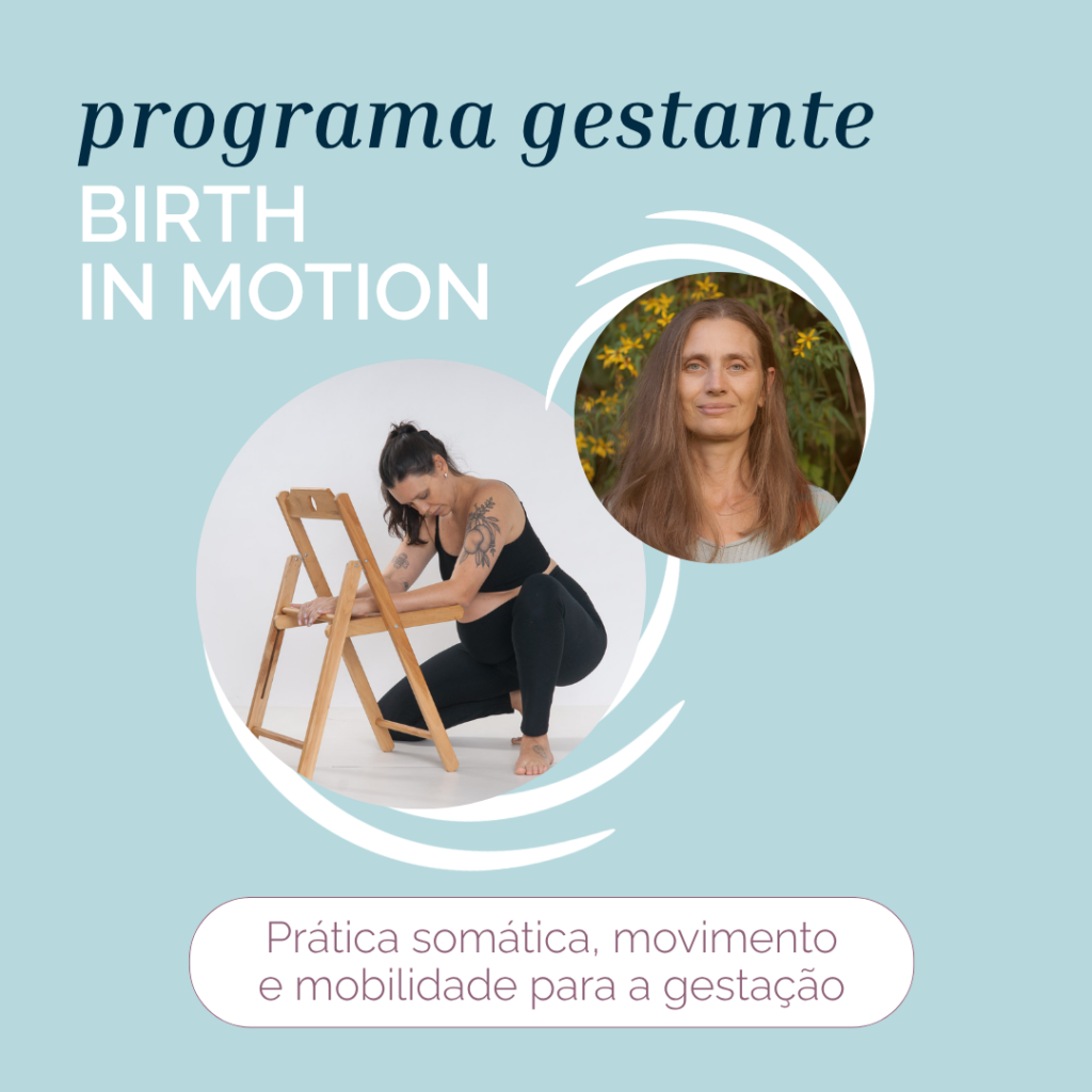 programa gestantes Birth in Motion com Anne Sobotta prática somatica para gestação e parto