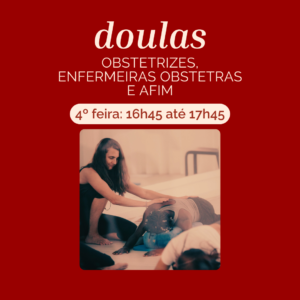 Aulas presenciais de prática somática para doulas e afim