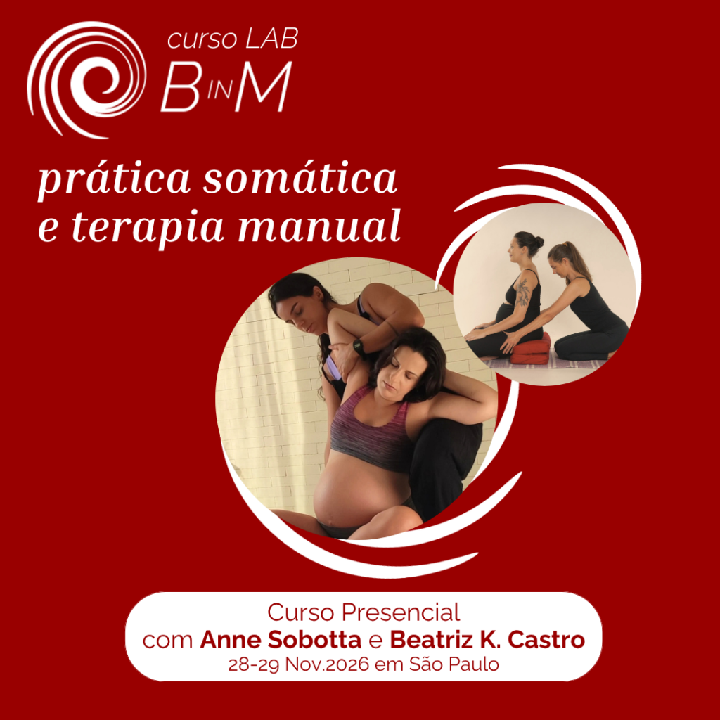 Curso Birth in Motion com Anne Sobotta e Beatriz Castro terapia manual e prática somática